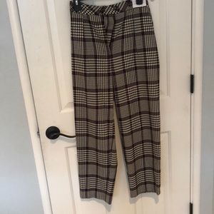 Topshop plaid pants